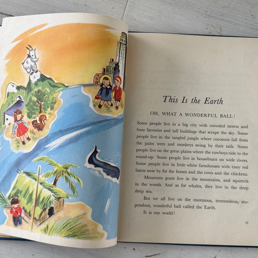 1946 ‘This is the World’ Vintage Children’s Book by Pease - Rand McNally - Picture 9 of 16